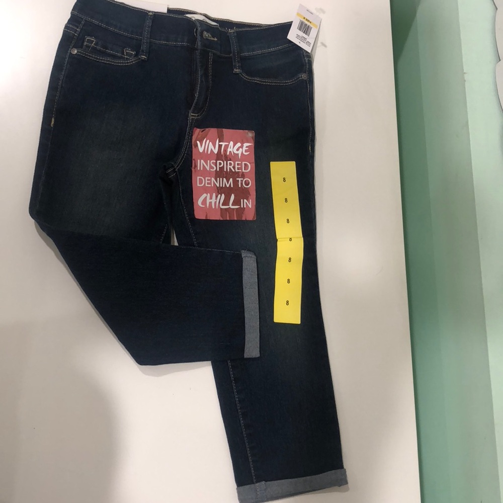Flip bottom jeans
